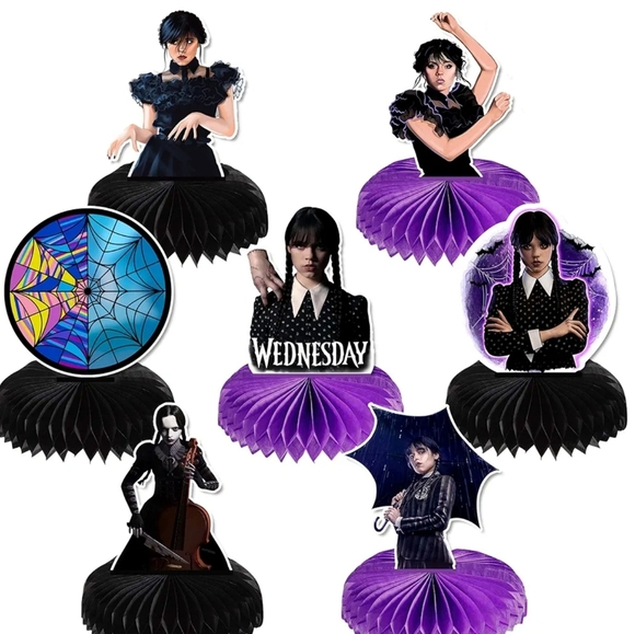 Wednesday Birthday Decorations Bundle - Picture 17 of 17